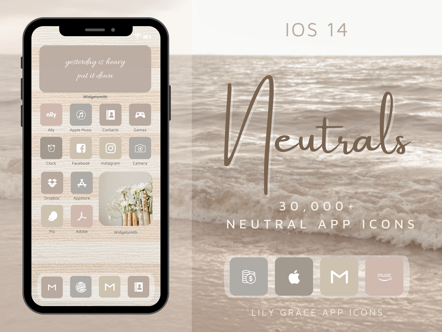 30,000 Neutrals App Icons