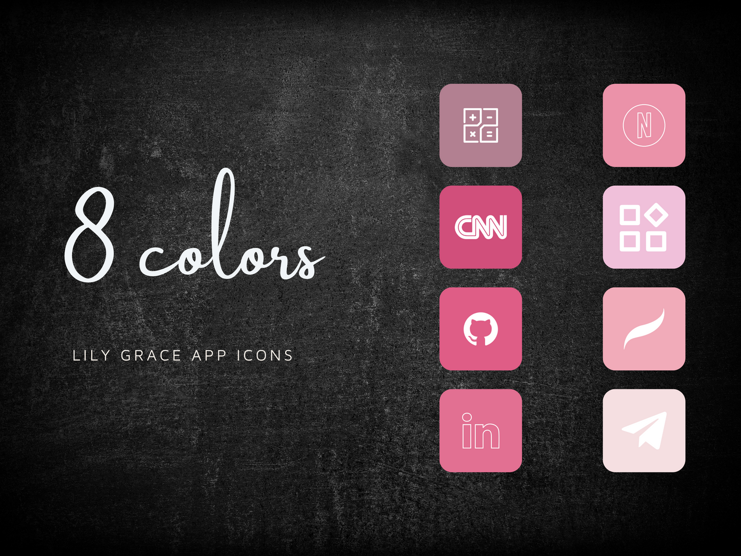 8,000+ Pink Pack App Icons