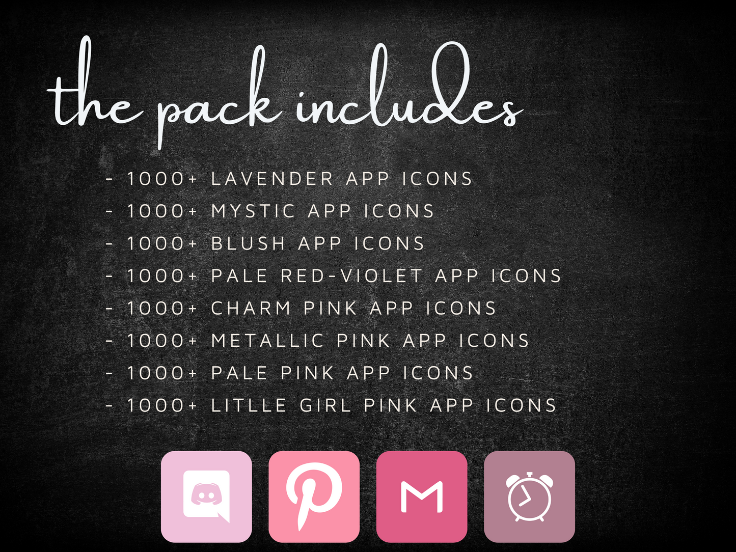 8,000+ Pink Pack App Icons