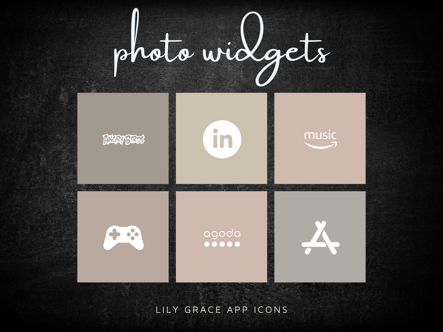 30,000 Neutrals App Icons
