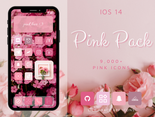 8,000+ Pink Pack App Icons