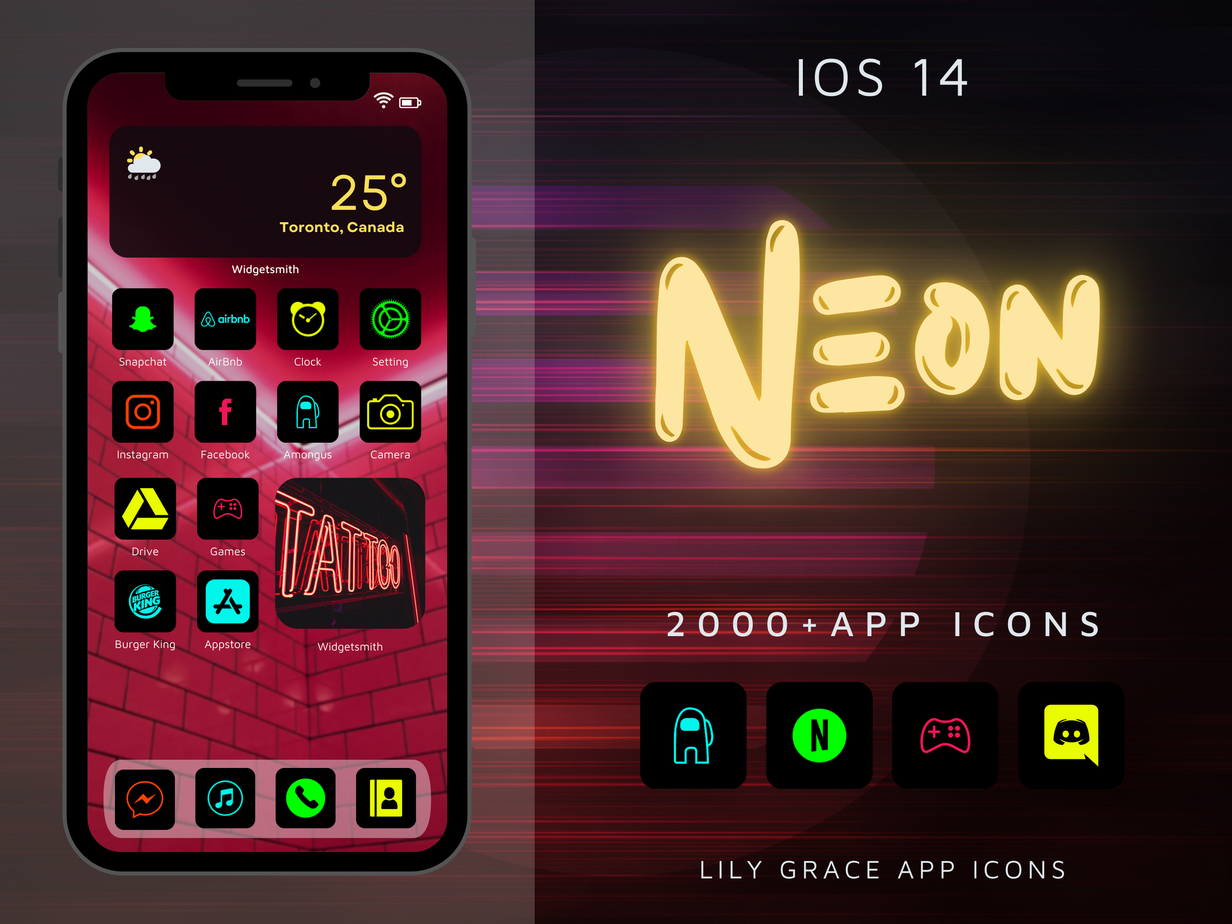 2,000+ Neon App Icons