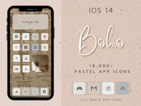 18,000 Boho App Icons