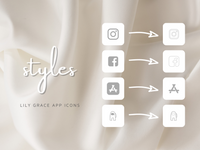 3,000+ Soft White App Icons