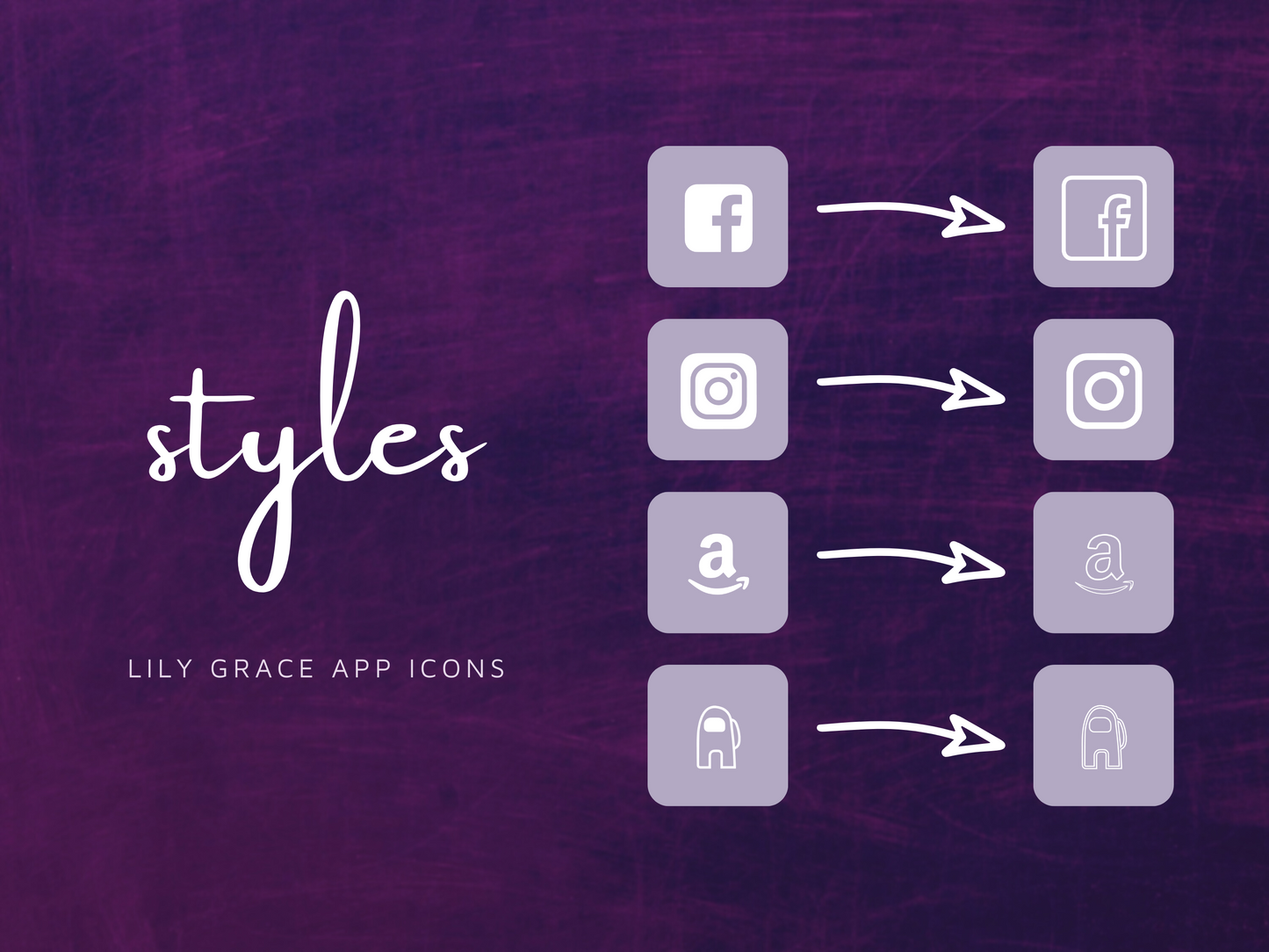 3000+ Lavender App Icons
