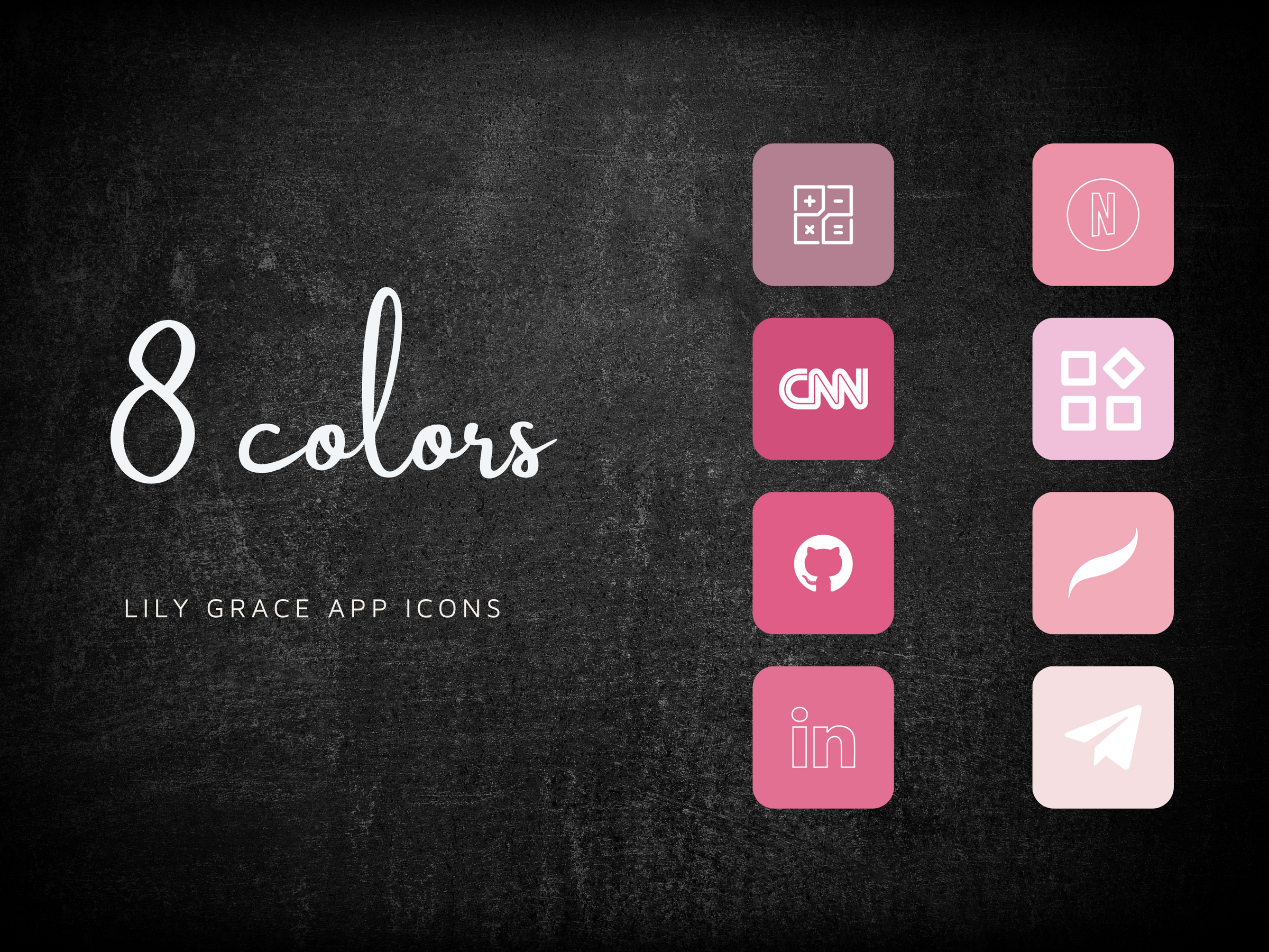 8,000+ Pink Pack App Icons