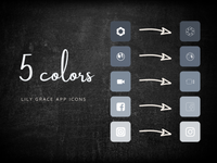 15,000 Neutral Blues App Icons