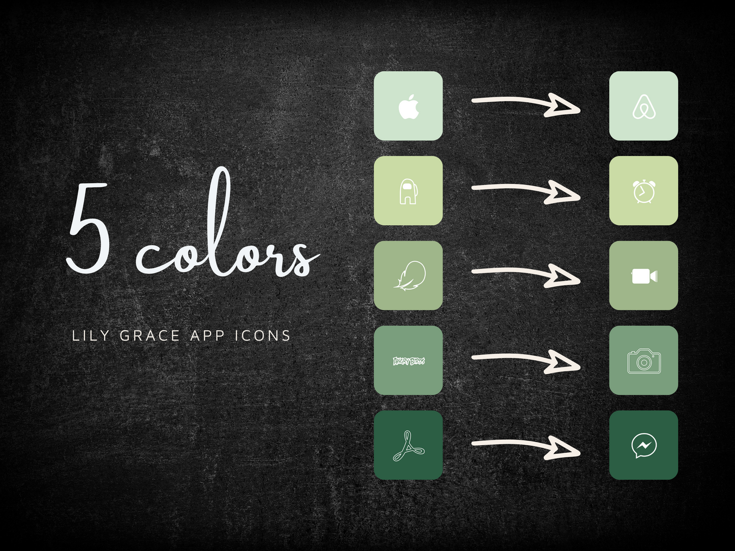 15,000 Green App Icons