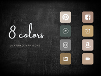 13,000 Neutral Boho App Icons