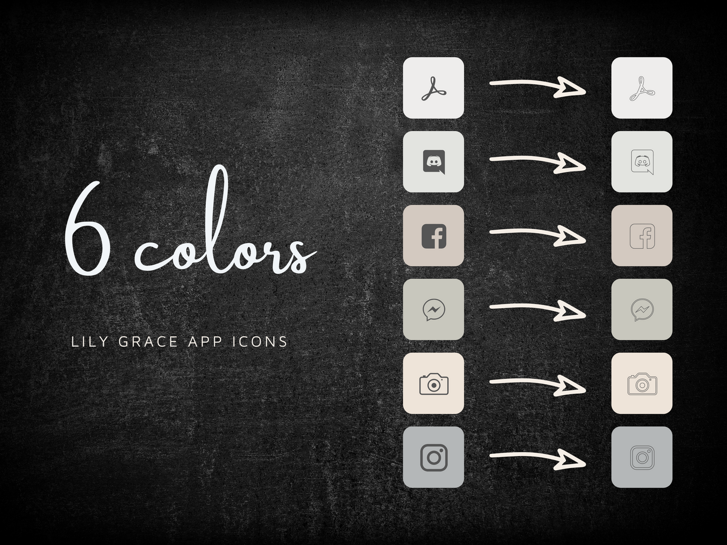 18,000 Boho App Icons
