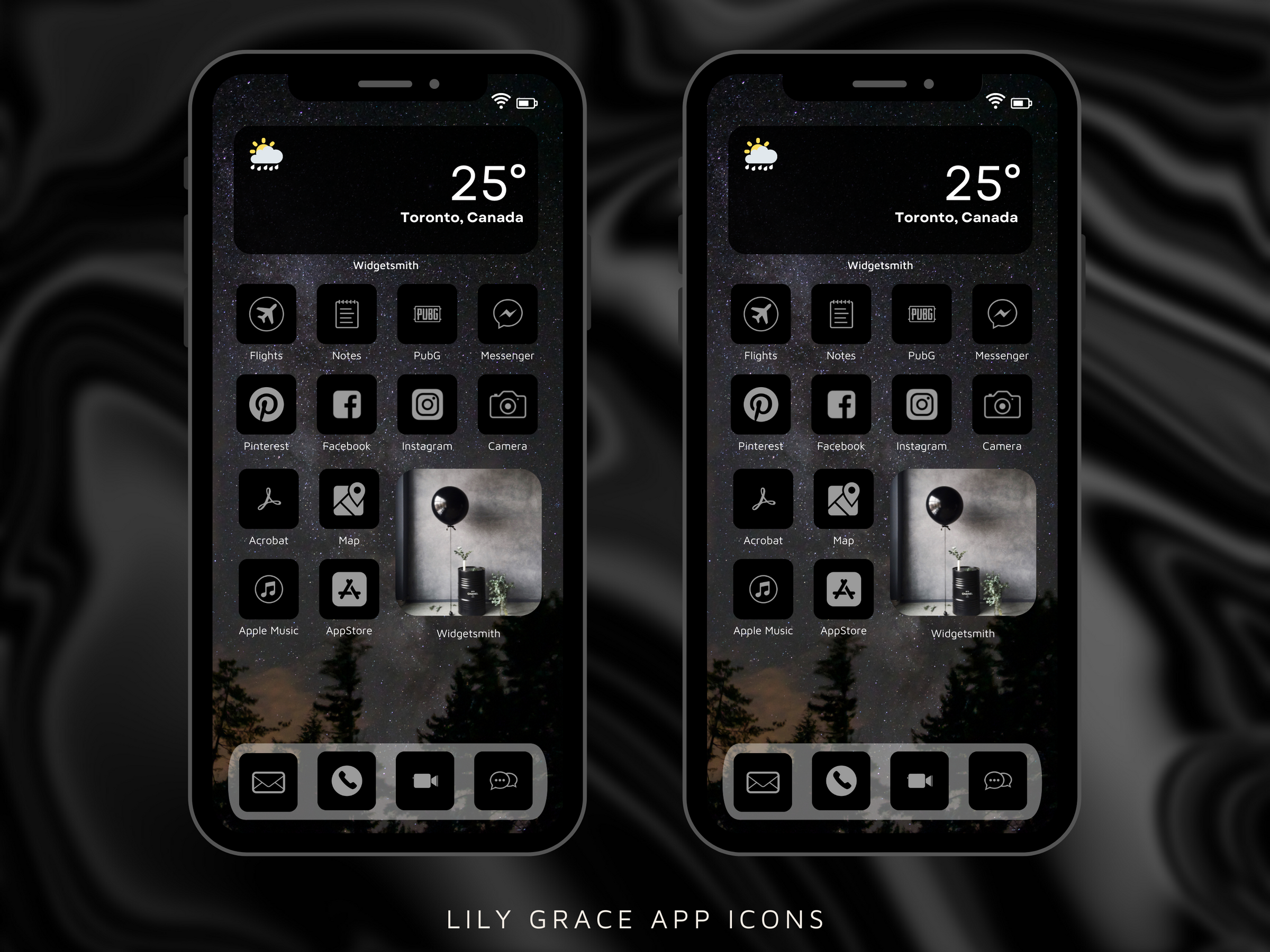 4,000+ Graphite Black App Icons