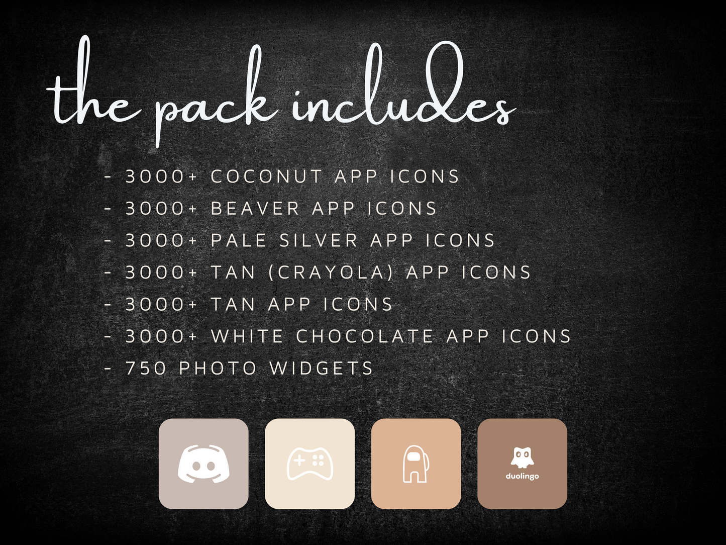 18,000+ Soft Neutrals App Icons