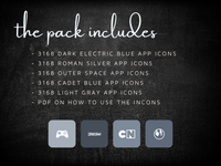 15,000 Neutral Blues App Icons