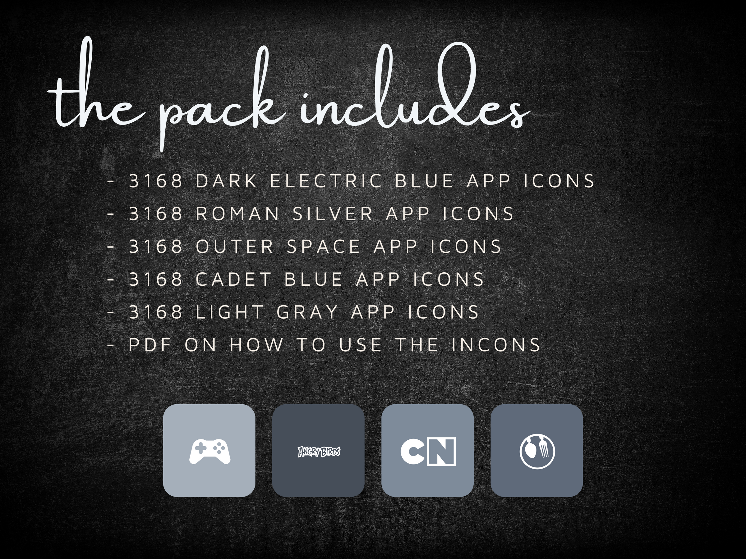 15,000 Neutral Blues App Icons