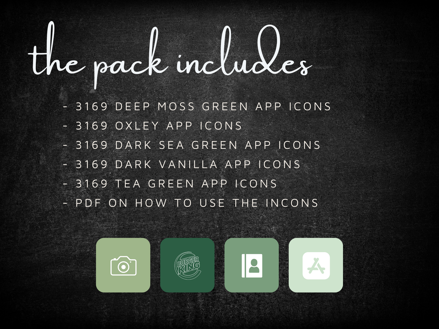 15,000 Green App Icons