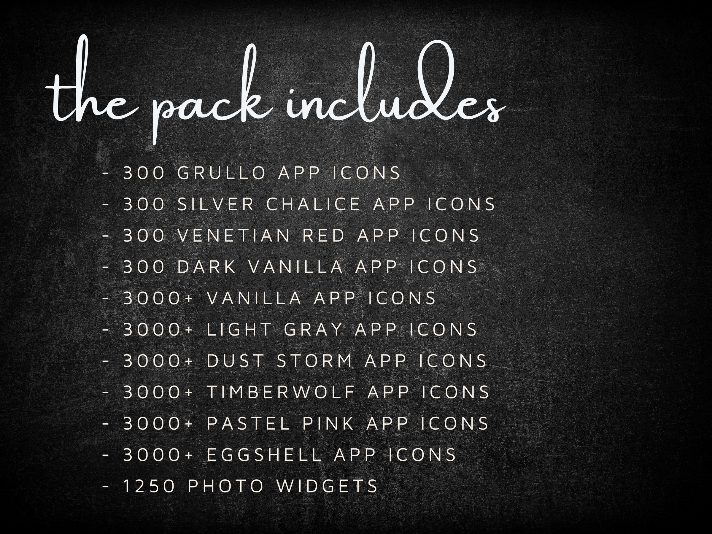 30,000 Neutrals App Icons