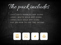 6000+ White Gold App Icons