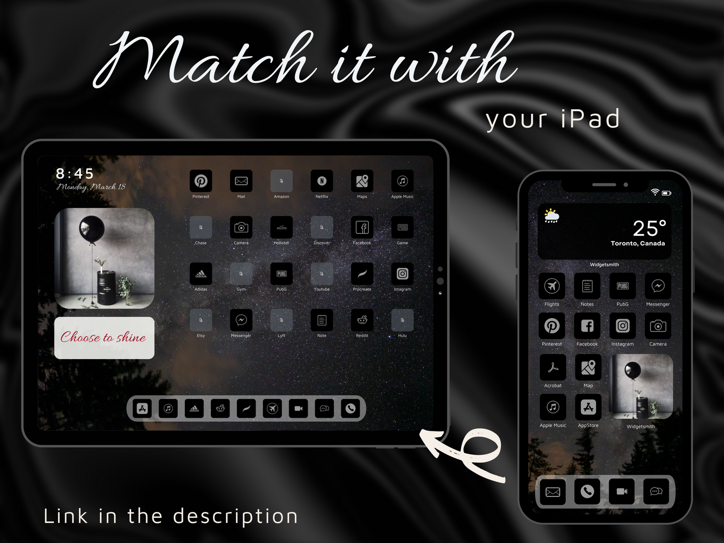 4,000+ Graphite Black App Icons