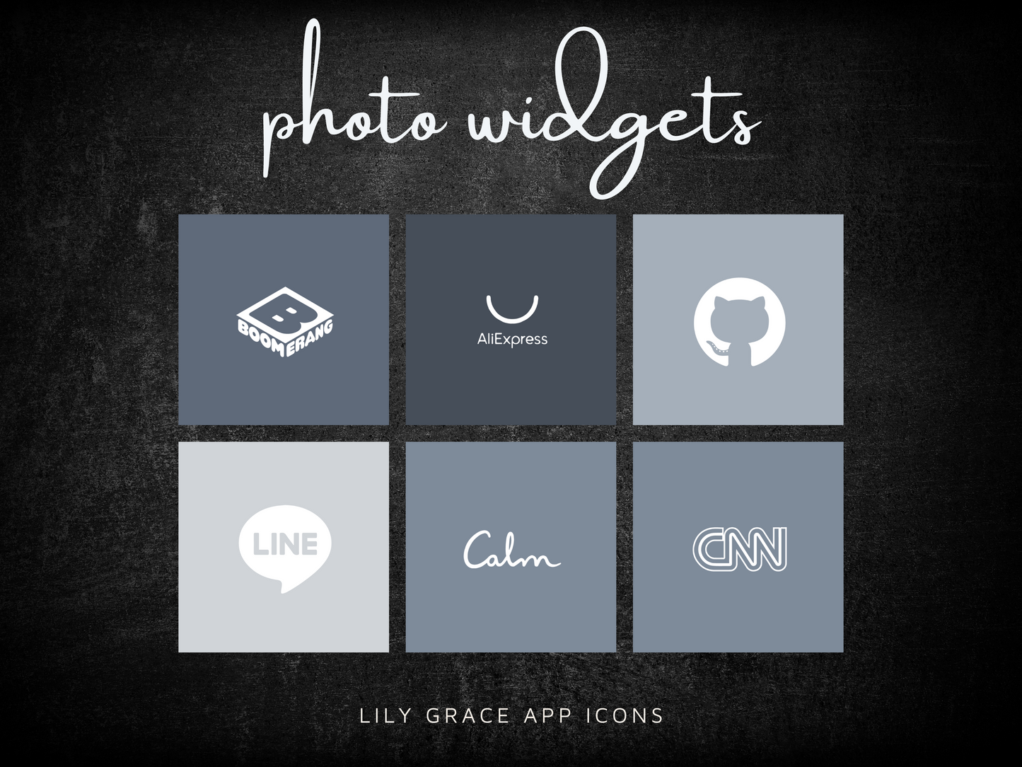15,000 Neutral Blues App Icons