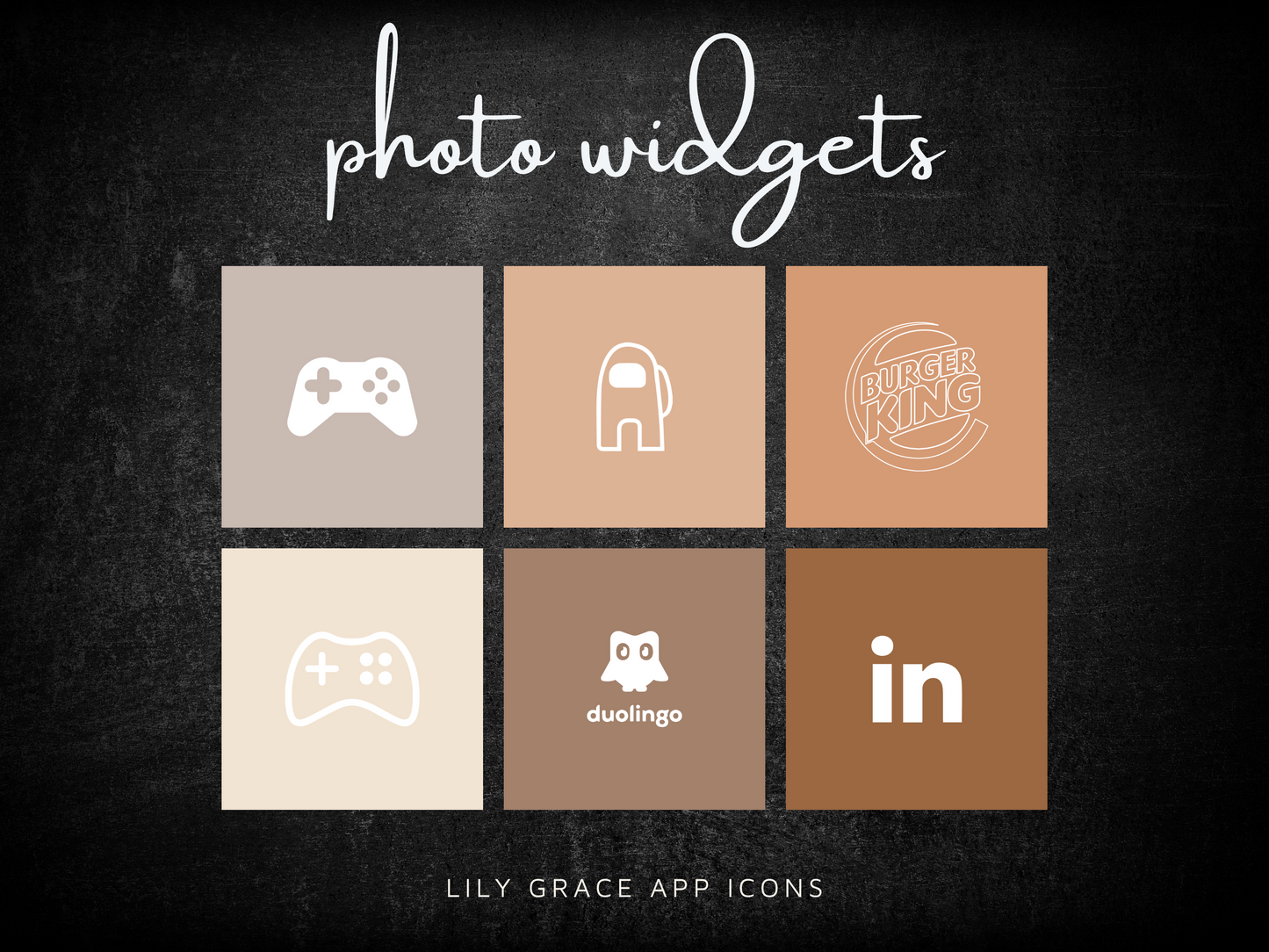 18,000+ Soft Neutrals App Icons