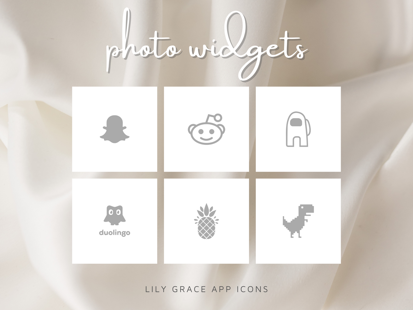 3,000+ Soft White App Icons