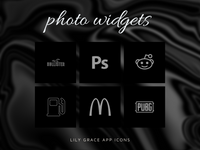 4,000+ Graphite Black App Icons
