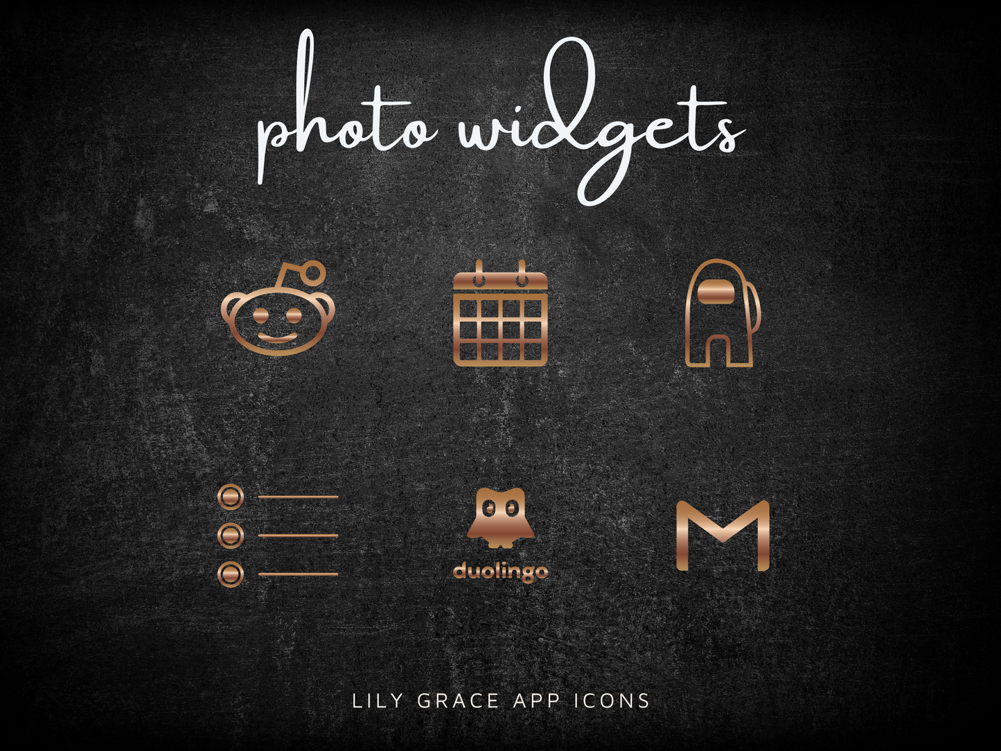 360+ Bronze Transparent App Icons