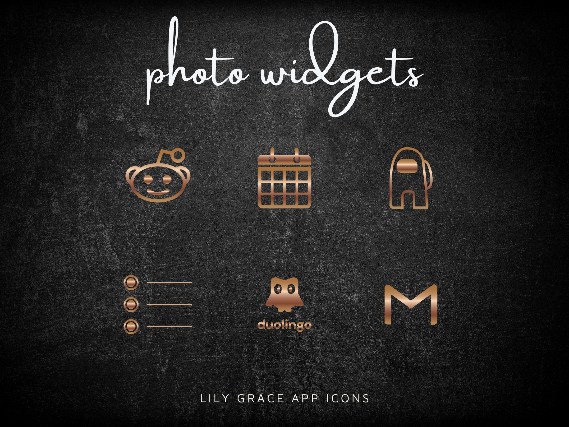 360+ Bronze Transparent App Icons