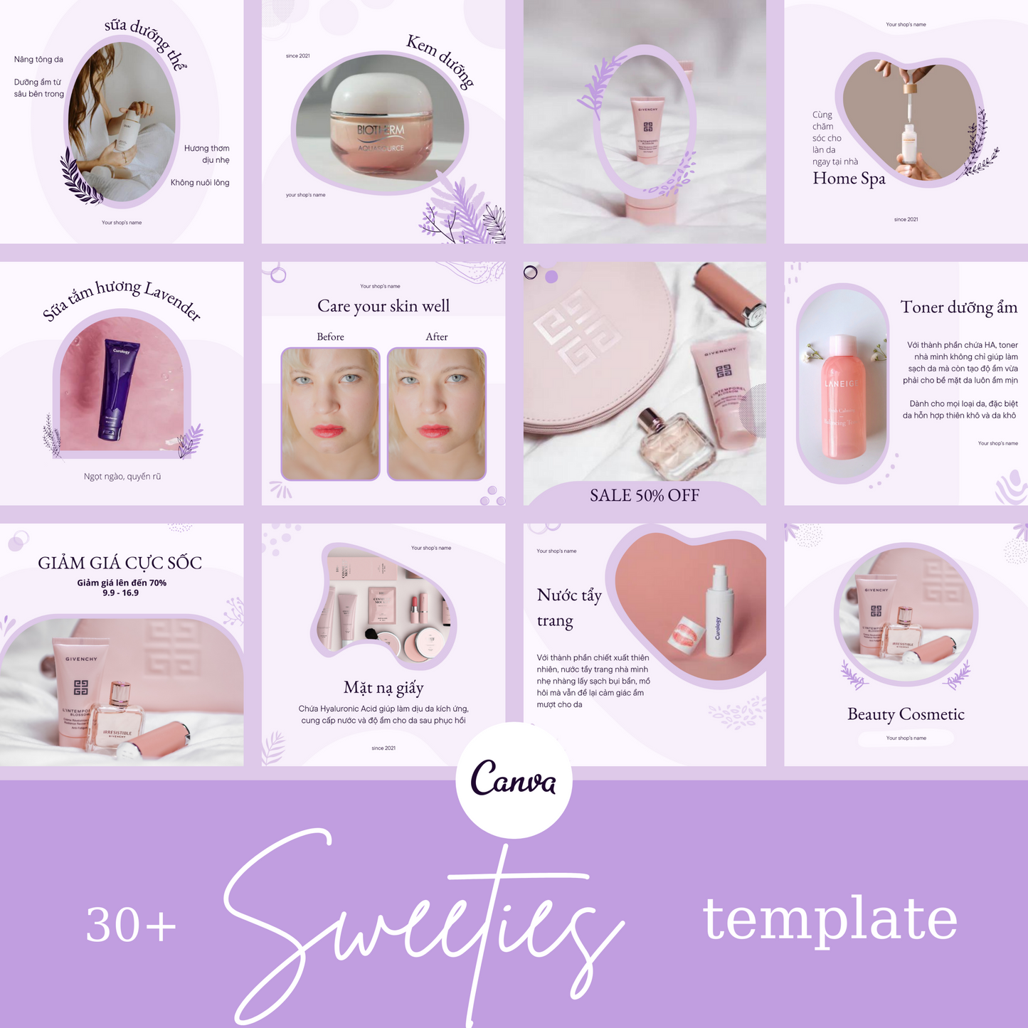 30+ Sweeties Instagram Post Templates