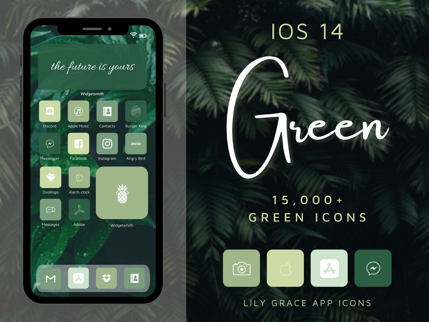 15,000 Green App Icons